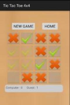 Strategic Tic Tac Toe 4x4游戲截圖3