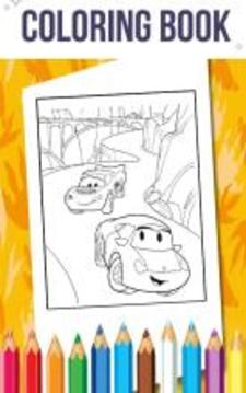 How To Color Lightning McQeen游戲截圖3