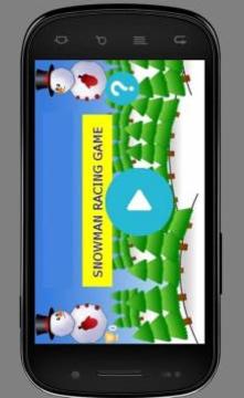 SNOWMAN RACE GAME - FREE游戲截圖1