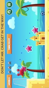 Mr. Crab Beach Soccer游戲截圖4