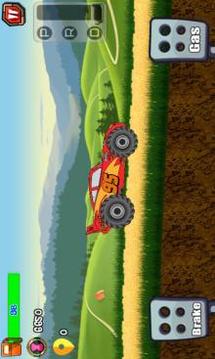 McQueen Monster Cars 1 Hill Racing游戲截圖4