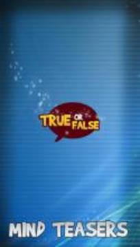 True Or False - Quiz Game游戲截圖1