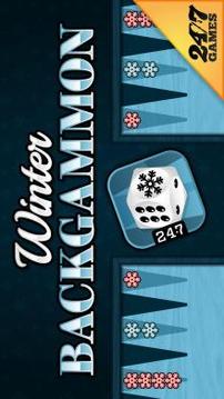Winter Backgammon游戲截圖1