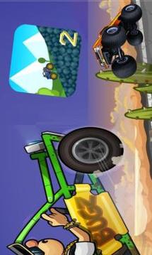 Mad Truck - Hill Racing Car Climb 2游戲截圖1