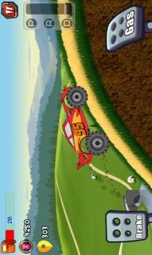 McQueen Monster Cars 1 Hill Racing游戲截圖5