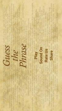 Guess The Phrase English游戲截圖1