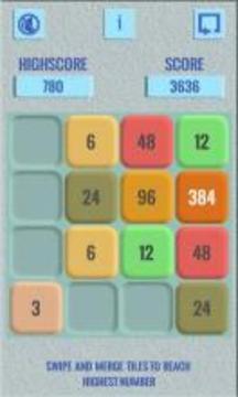 3072 - A Puzzle Game On Numbers游戲截圖3