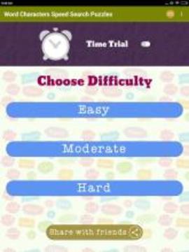 Word Search Speed Puzzle: Characters Find Puzzles游戲截圖5
