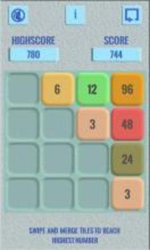 3072 - A Puzzle Game On Numbers游戲截圖4