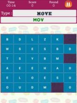 Word Search Speed Puzzle: Characters Find Puzzles游戲截圖3
