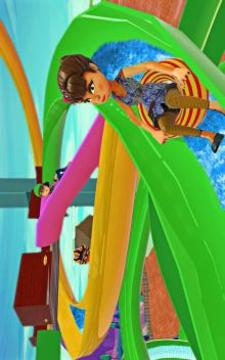 Waterslide Rush Amusement Water Surf Park游戲截圖3
