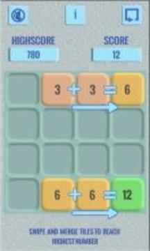 3072 - A Puzzle Game On Numbers游戲截圖5
