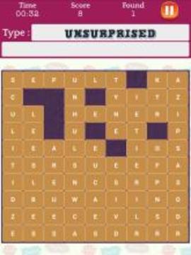 Word Search Speed Puzzle: Characters Find Puzzles游戲截圖2