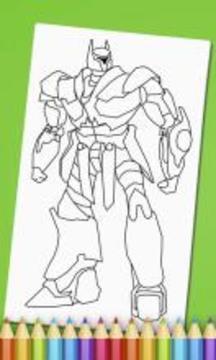 Robots Coloring Book for Boys游戲截圖1