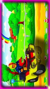 Fireman Sam Games & Firefighter truck games Kids游戲截圖2
