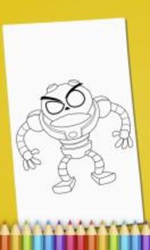 Robots Coloring Book for Boys游戲截圖2
