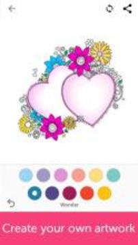 Valentine Day Coloring Book游戲截圖4