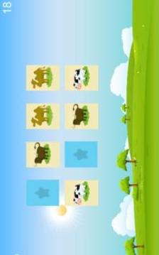 Animals for kids - Memory Game游戏截图2