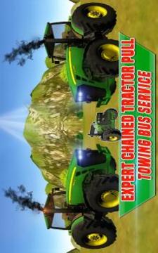 Expert Chained Tractor Pull : Towing Bus Service游戲截圖5