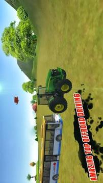 Expert Chained Tractor Pull : Towing Bus Service游戲截圖3