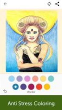 Fashion Girl Coloring Book游戲截圖3