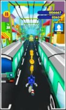 Sonic Subway Dash游戲截圖1
