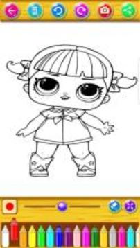 Surprise Coloring LOL DOLLS Book游戲截圖3