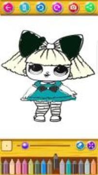 Surprise Coloring LOL DOLLS Book游戲截圖1
