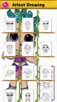 Surprise Coloring LOL DOLLS Book游戲截圖2