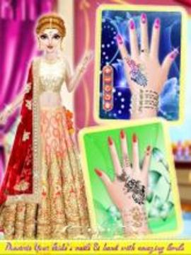 Indian Wedding Bride Salon - Manicure Pedicure游戲截圖1
