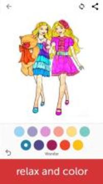 Fashion Girl Coloring Book游戲截圖5