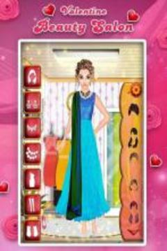 Valentine Princess Beauty Salon-Makeover游戲截圖1