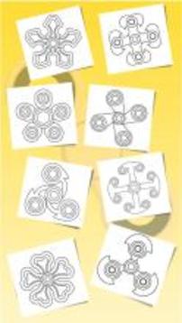 Coloring Book Pages: Fidget Spinner Coloring Games游戲截圖4