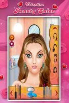 Valentine Princess Beauty Salon-Makeover游戲截圖2