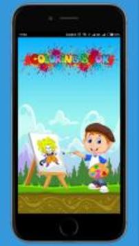 Coloring Book for Cartoon Characters游戲截圖1