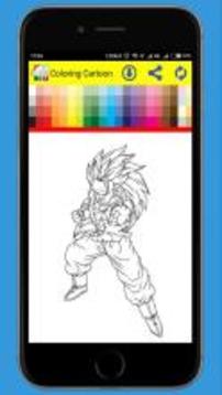 Coloring Book for Cartoon Characters游戲截圖3