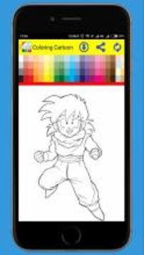 Coloring Book for Cartoon Characters游戲截圖2