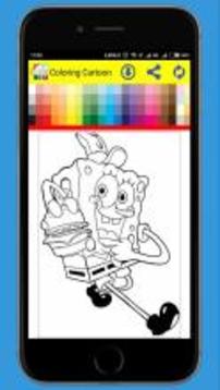 Coloring Book for Cartoon Characters游戲截圖4