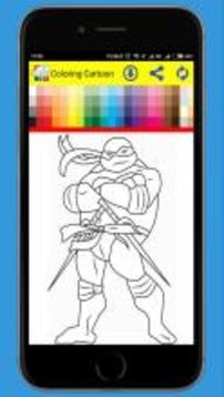 Coloring Book for Cartoon Characters游戲截圖5