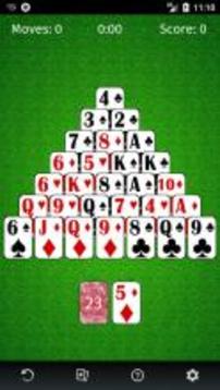 Pyramid Solitaire Free - Classic Card Game游戲截圖1