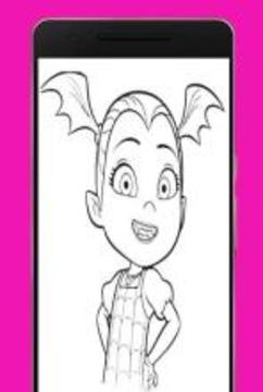 Coloring Book For Vampirina And Halloween游戲截圖1