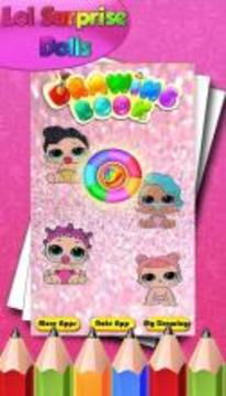How to color Lol Surprise Dolls游戲截圖1