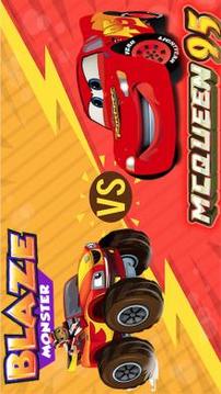 Blaze With Monster Machines VS McQueen Lightning 3游戲截圖1