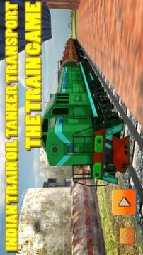 Indian Train Oil Tanker Transport-Train Games 2018游戲截圖1