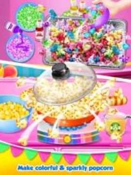 Unicorn Food - Rainbow Popcorn Party游戲截圖2