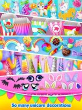 Unicorn Food - Rainbow Popcorn Party游戲截圖3