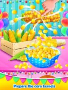 Unicorn Food - Rainbow Popcorn Party游戲截圖1