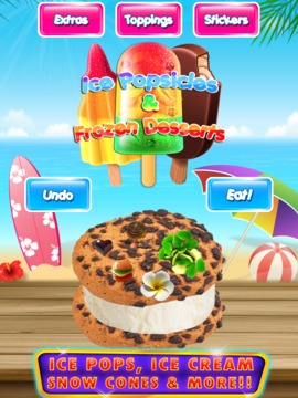 Beach Food Popsicles Ice Cream游戲截圖2