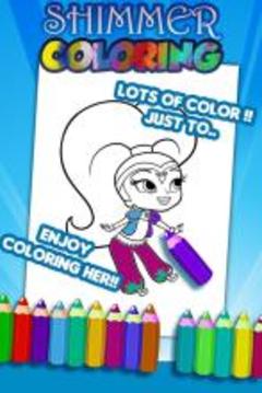 Shimmer Coloring Game游戲截圖2