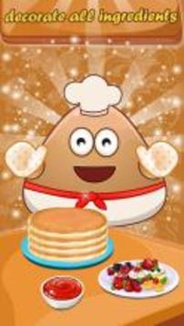 Cooking Delicious Pancakes Pou - Free游戏截图3